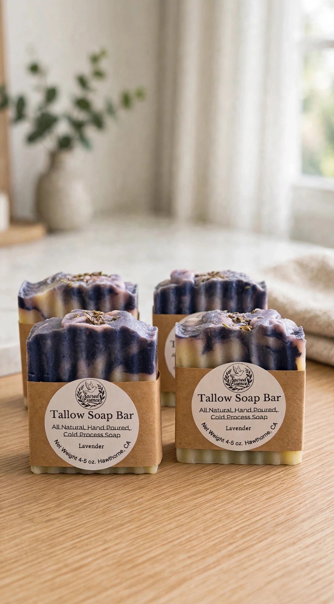 Tallow Soap Bar - Lavender
